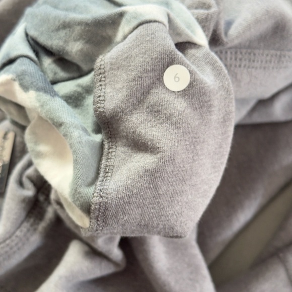 Lululemon Gray‎ Savasana Layered Convertible Wrap Cardigan French Terry Jacket 6 - Picture 12 of 12